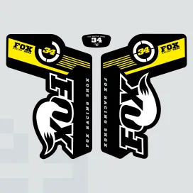 Fox 34 mtb fork decals